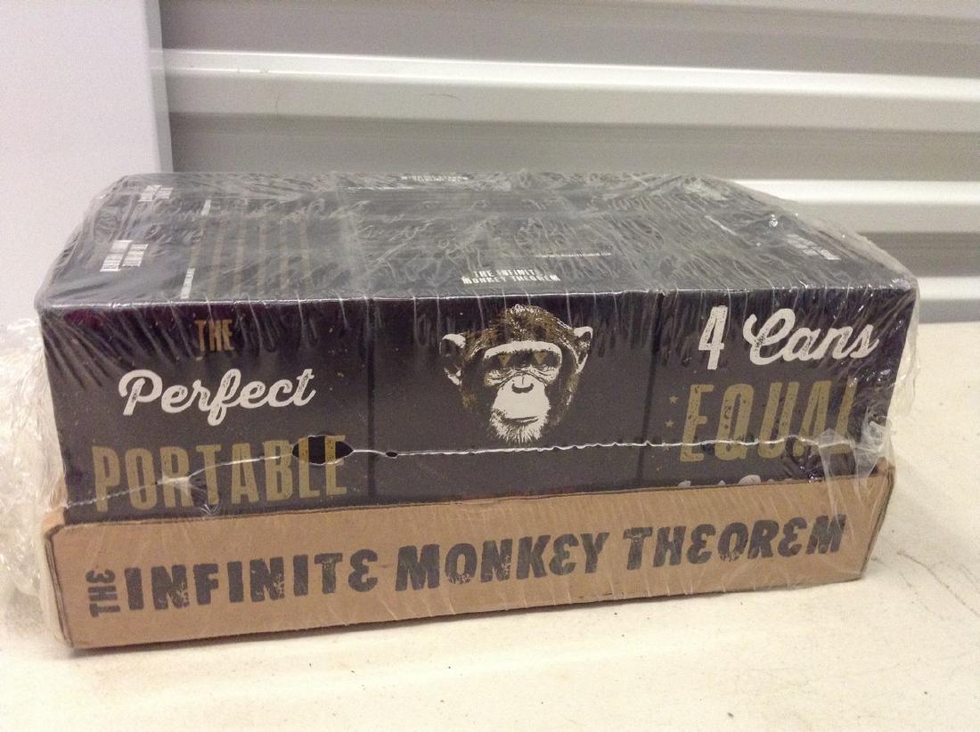Case of infinite monkey wine in a can: Any contents in bottle is Free; You are bidding on the bottle & unbroken tax stamp