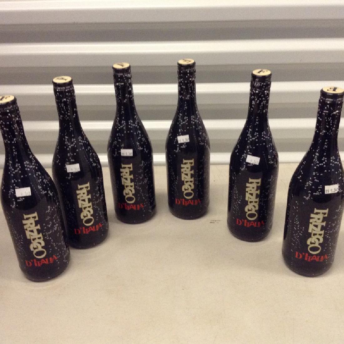 Frizecco D' Italia lot of 6: Any contents in bottle is Free; You are bidding on the bottle & unbroken tax stamp