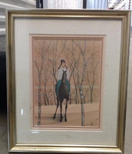 Art Gallery Studio - signed water color numbered 344/ (1 of 1)