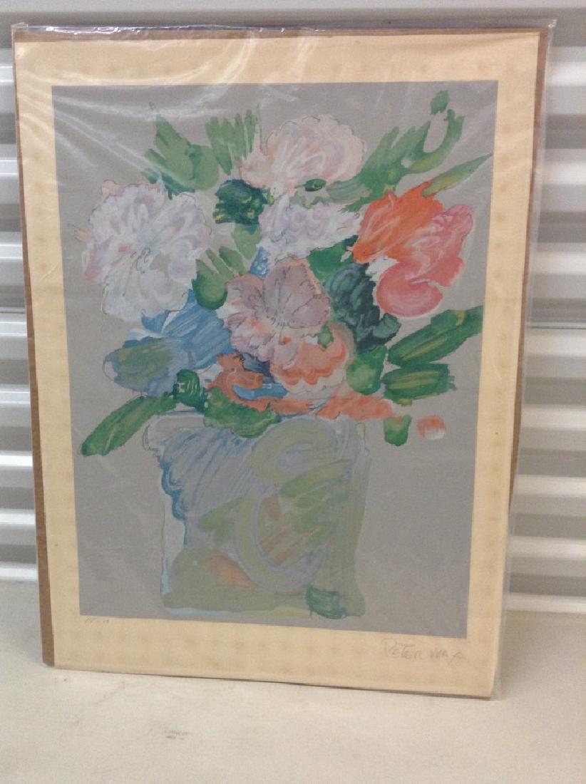 Peter Max Flowers signed & Numbered (1 of 1)