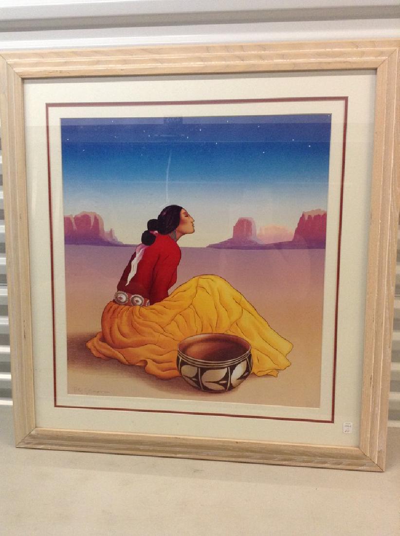 R C Gorman Signed 34 x 36 1/2 (1 of 1)