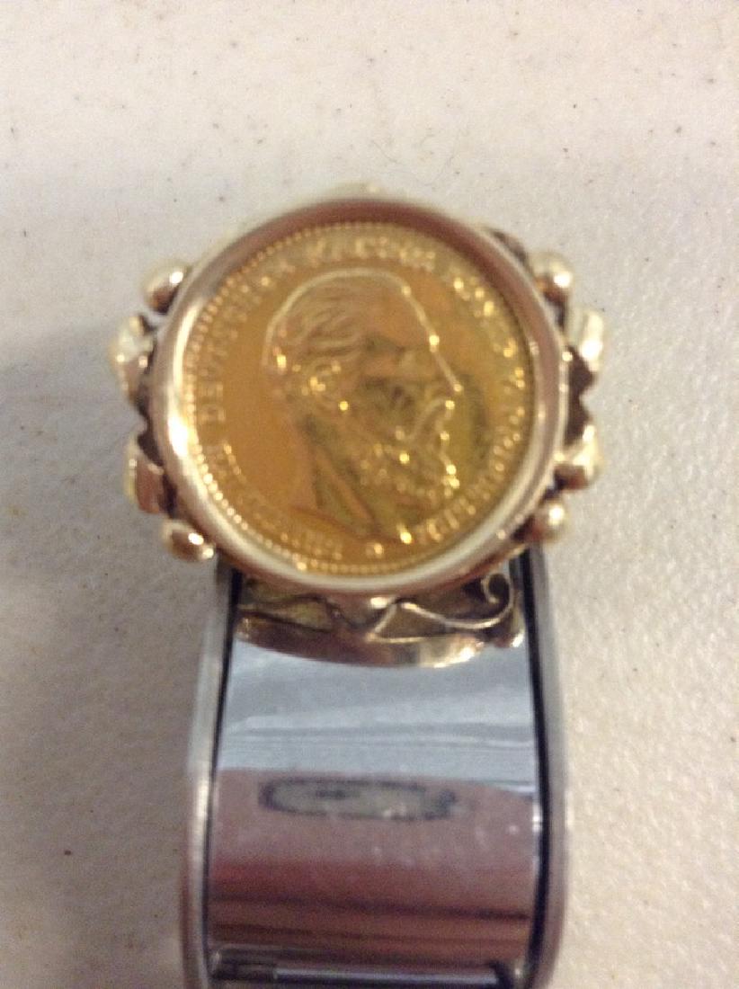 14k Gold Coin ring (1 of 1)
