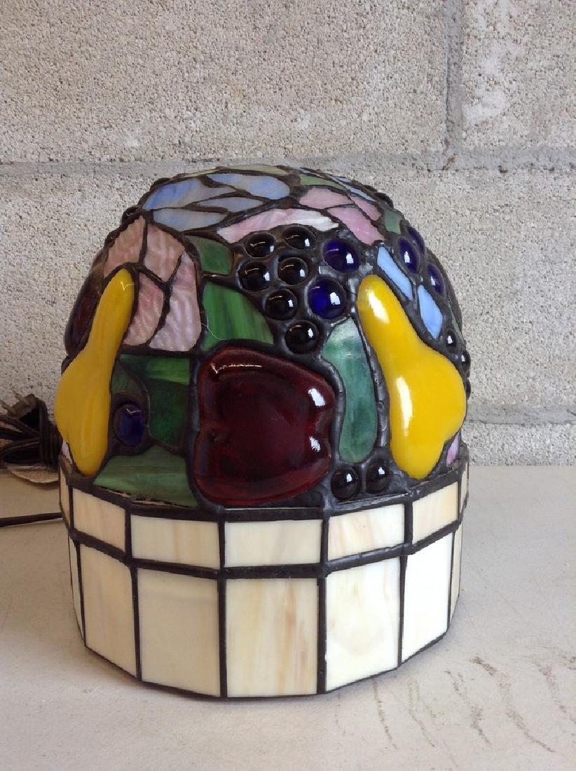 Slag glass kitchen hanging lamp 9" tall: Slag glass kitchen hanging lamp 9" tall