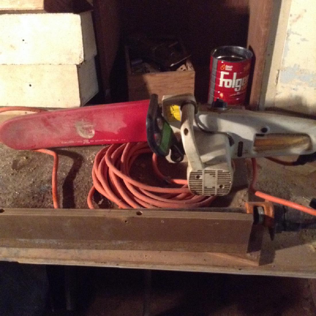 electric chainsaw & extension: electric chainsaw & extension