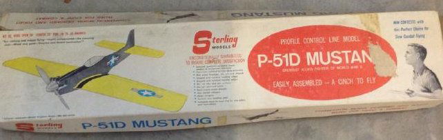 P-51D Mustang Airplane Sterling Model (1 of 1)