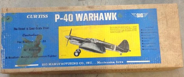Curtiss P-40 Warhawk Sig Model (1 of 1)