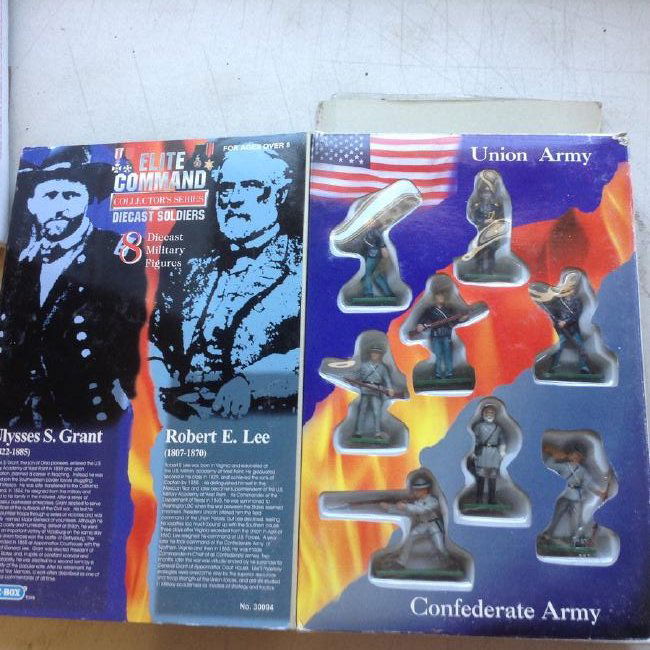 Elite Command 8 Military Figures of Civil War (1 of 1)