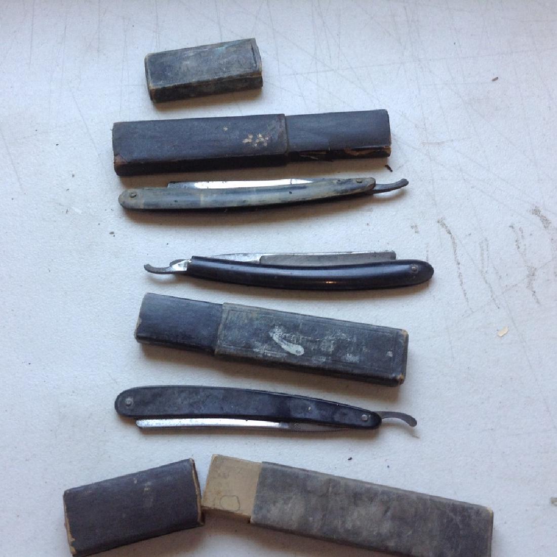 lot of 3 Straight edge razors some German Made (1 of 1)