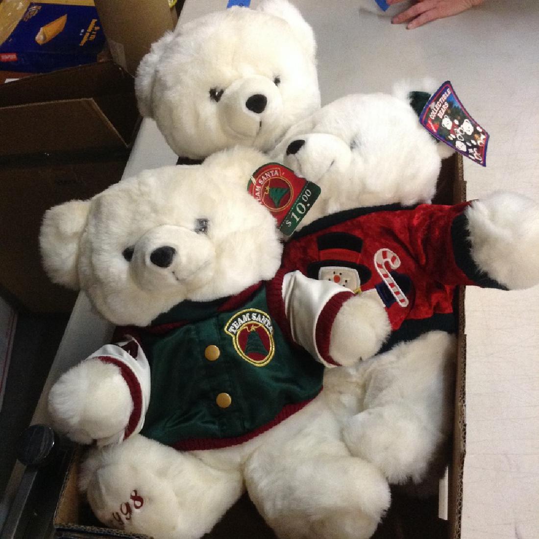 Lot of 3 New Stuffed Bears with tags (1 of 1)