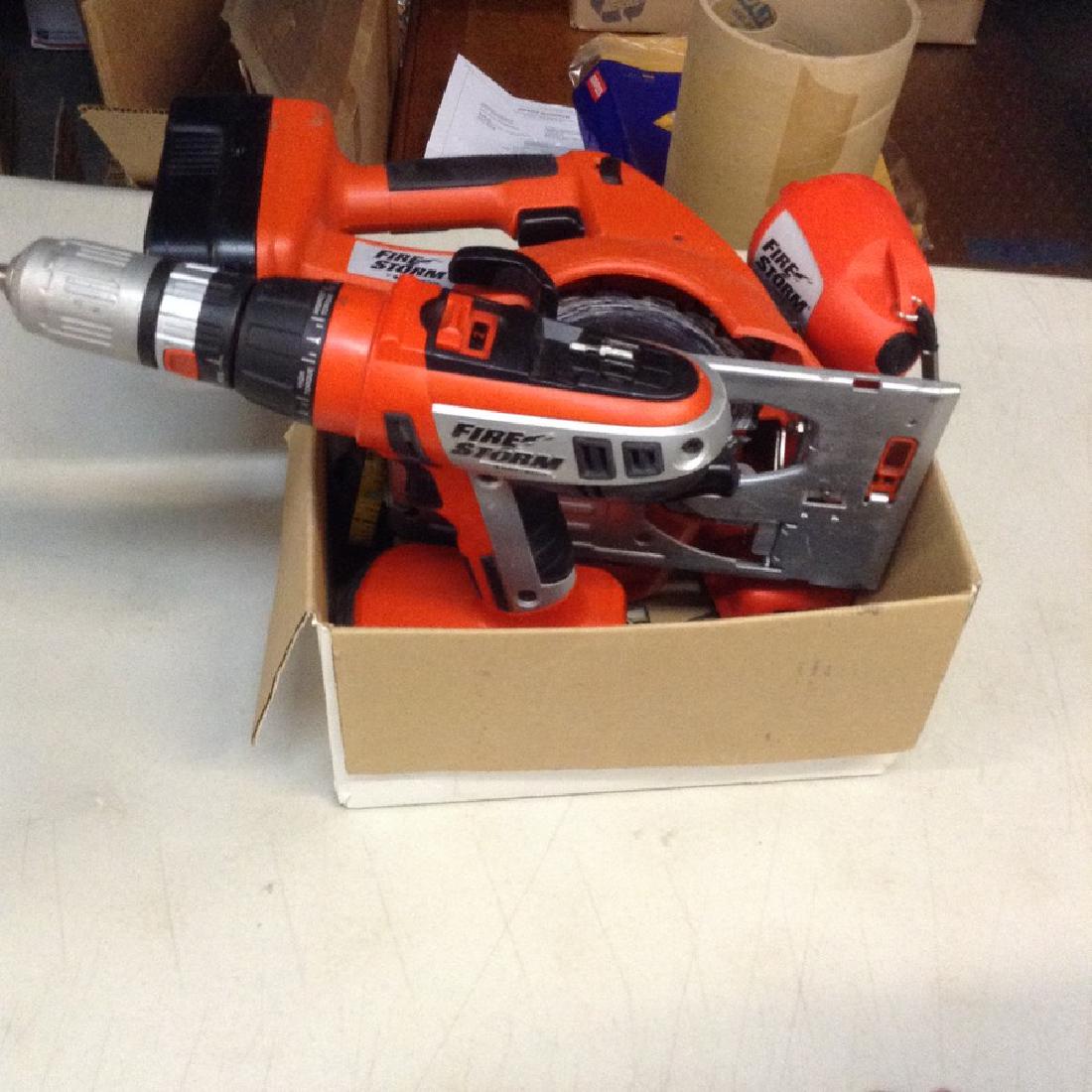 Black N Decker Fire Storm cordless tools with batteries (1 of 1)