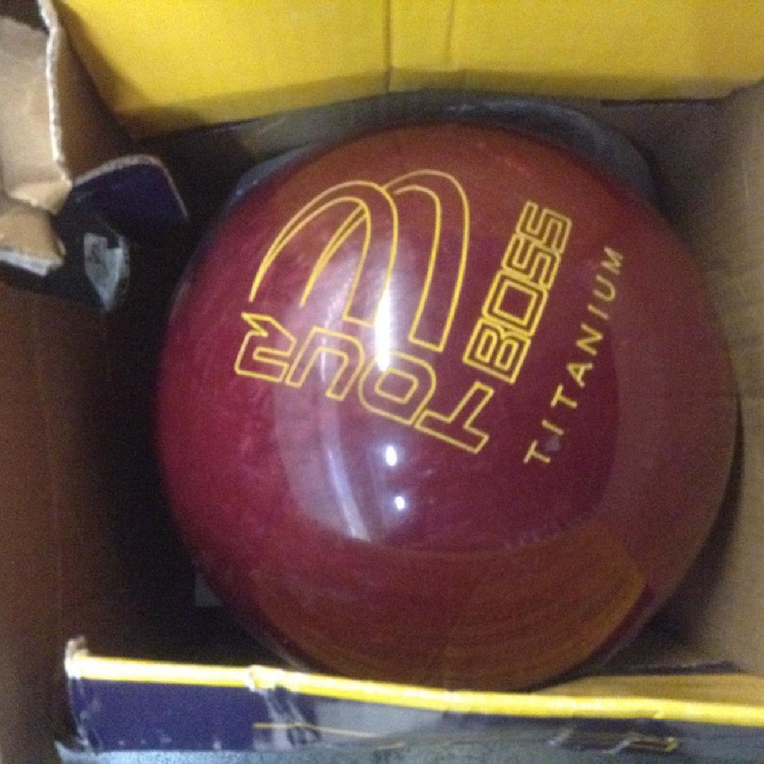 undrilled Brunswick bowling ball- 15lbs (1 of 1)