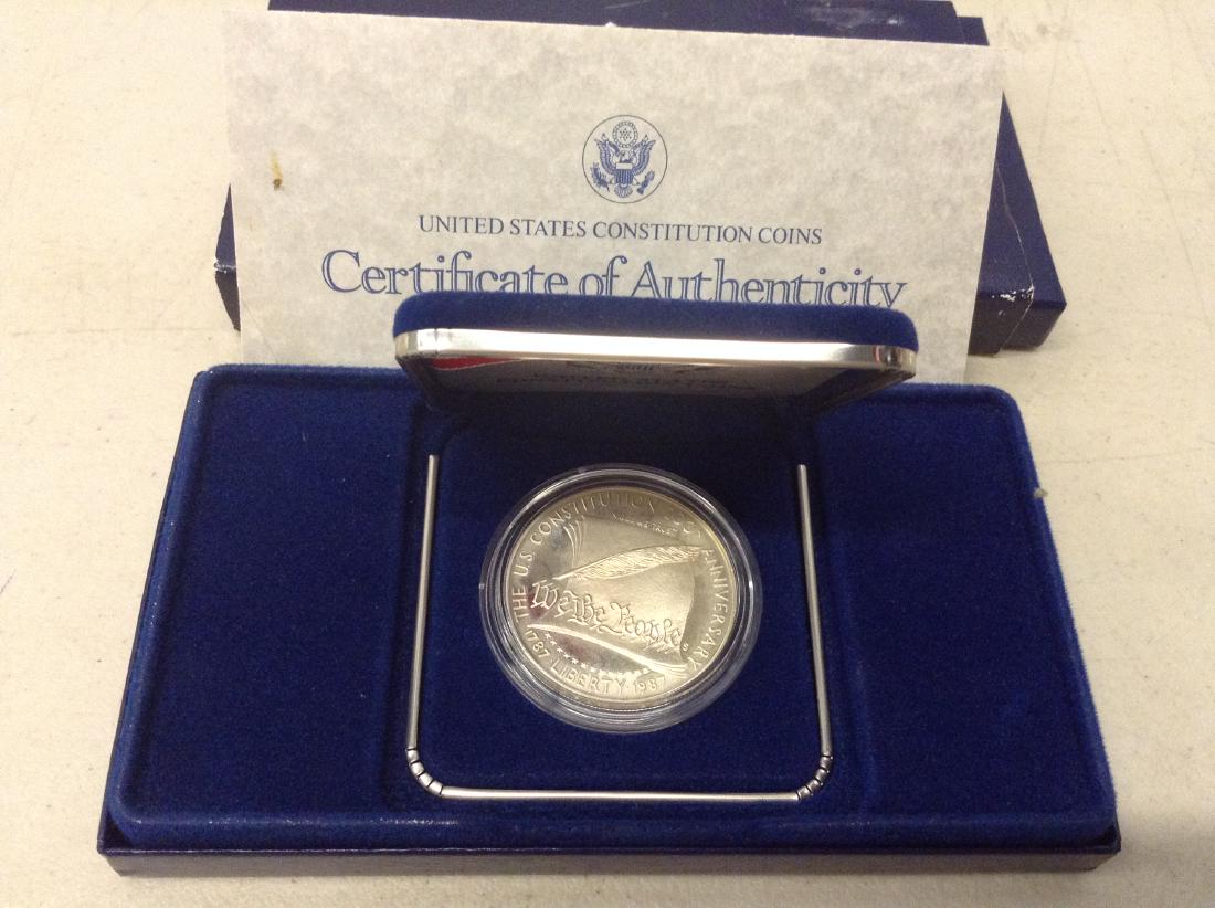 united states constitution coins 1987 silver dollar (1 of 1)