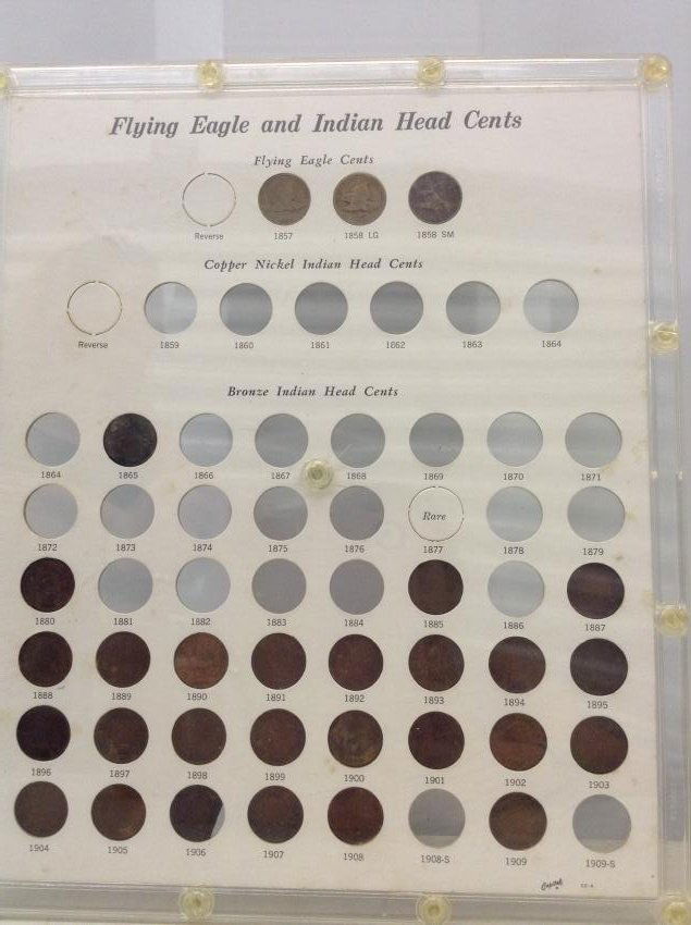 Flying eagle and Indian head cents sets (1 of 1)