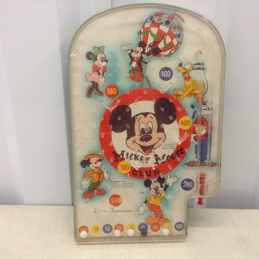 vintage mickey mouse club pin-ball game (1 of 1)