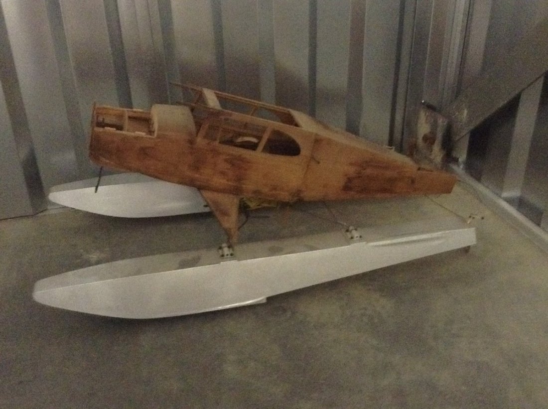 unfinished remote control flying airplane (1 of 1)