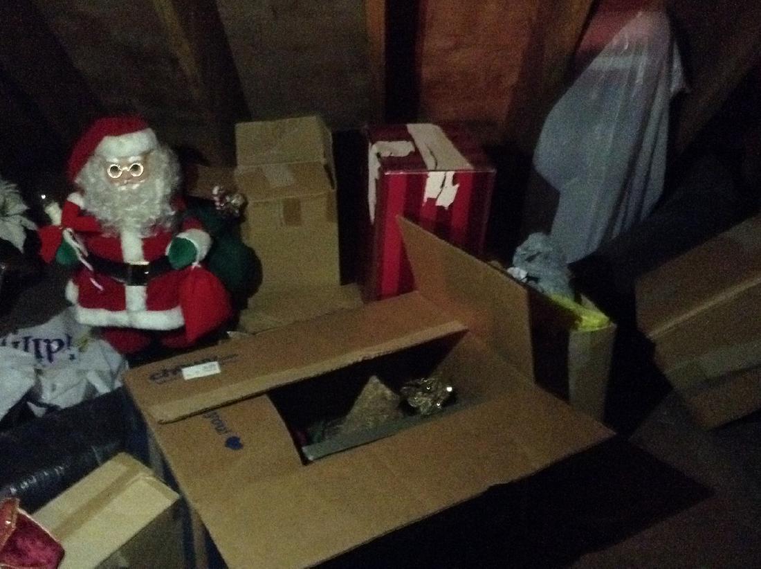 Animated Santa & Other Christmas Decorations (1 of 1)