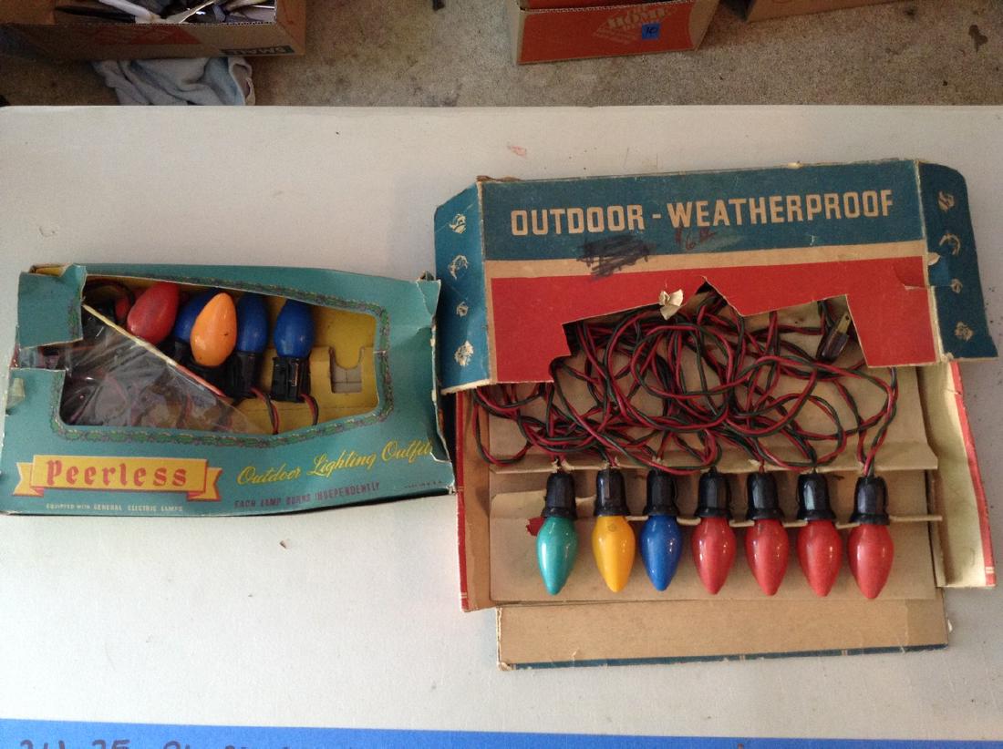 Vintage Christmas lights and Ornaments: Vintage Christmas lights and Ornaments