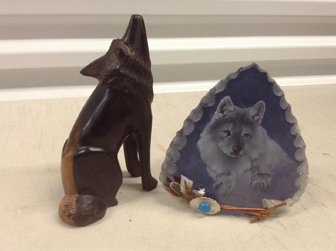 Wolf Status and plaque (1 of 1)