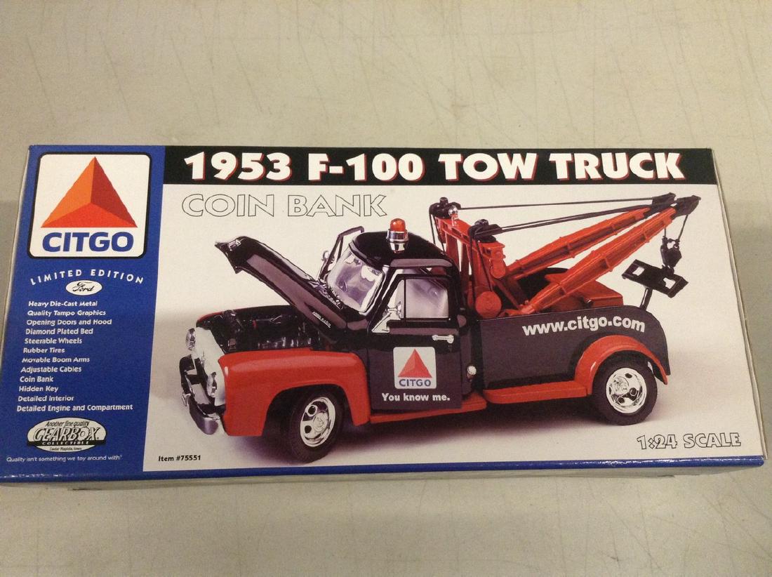 1953 F-100 Tow Truck Citgo coin bank: 1953 F-100 Tow Truck Citgo coin bank