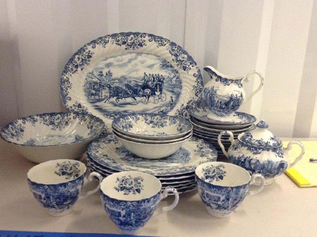 China Johnson Brothers, Coaching Scenes Stoke -on- (1 of 1)