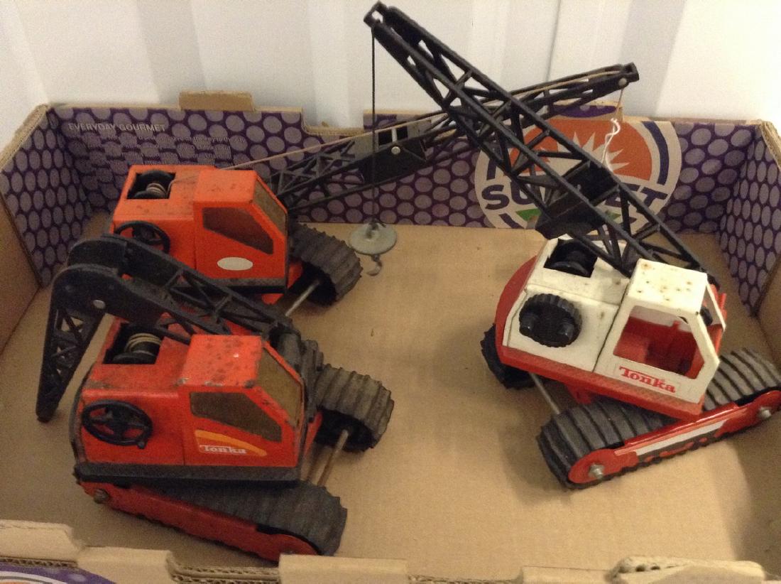 Lot of Tonka Cranes: Lot of Tonka Cranes
