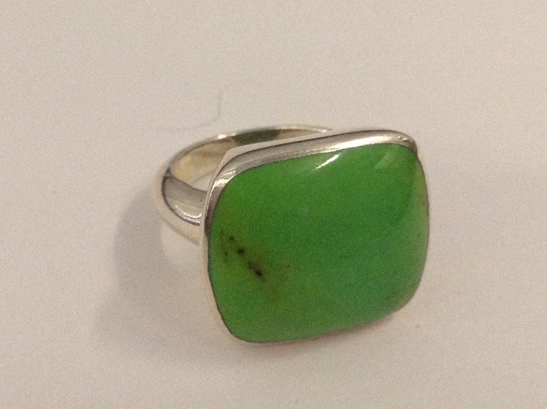 Sterling Silver Ring Size: 7 w/stone Wt. 8g (1 of 1)