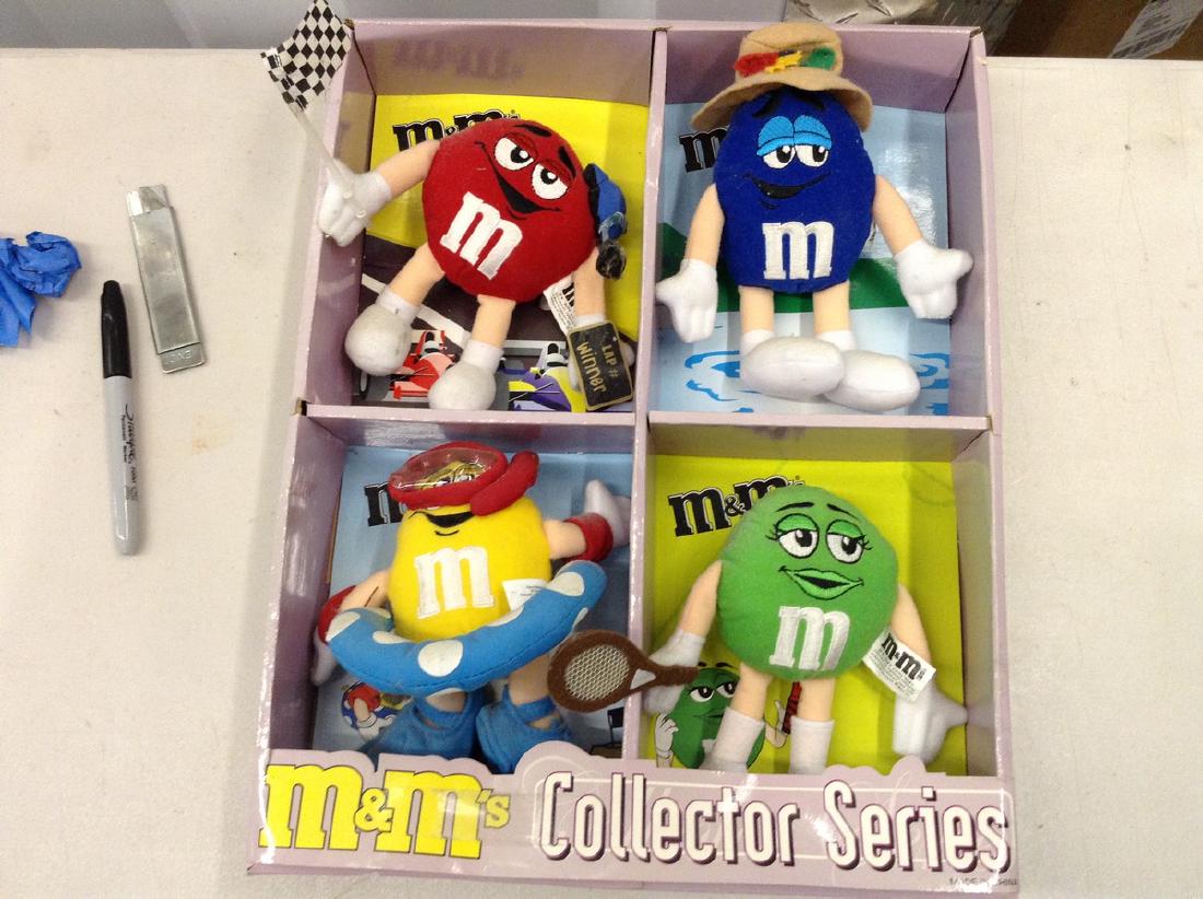 m&m collector series stuffed plushes: m&m collector series stuffed plushes