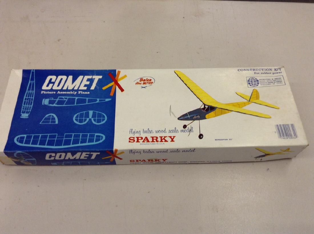 comet sparky unbuilt airplane model (1 of 1)