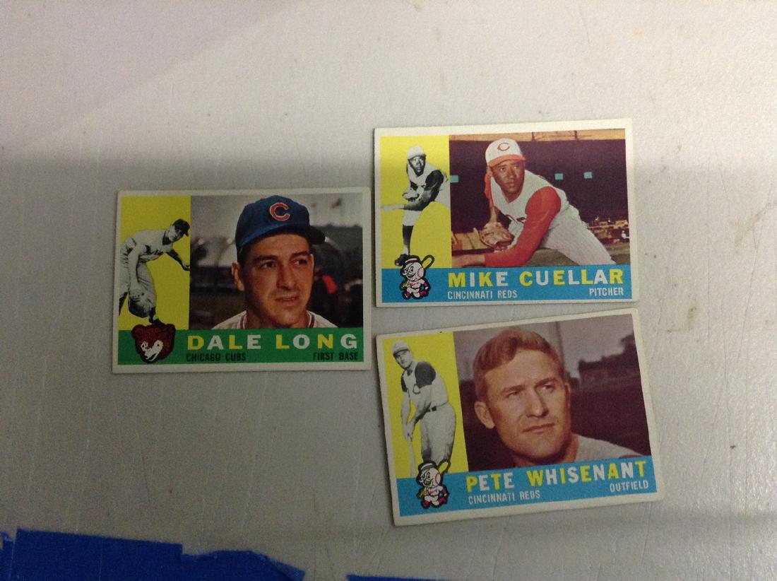 Dale long, mike cellar and Pete wisenant cards: Dale long, mike cellar and Pete wisenant cards