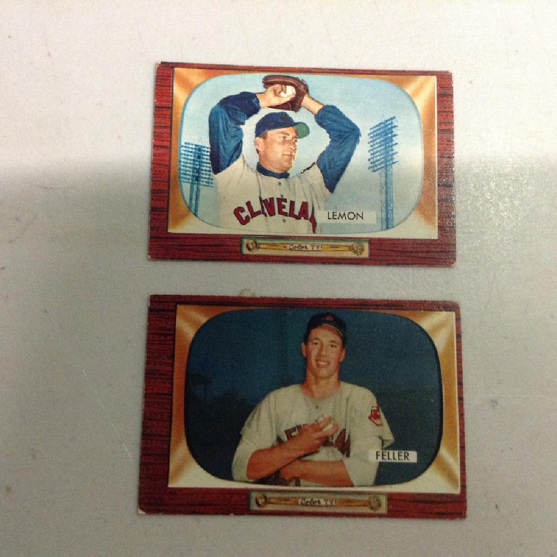 Feller and Lemon Baseball cards: Feller and Lemon Baseball cards