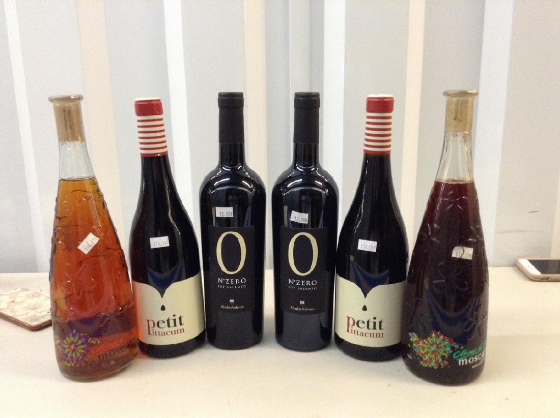 lot of 6 mixed wine bottles: Any contents in bottle is Free; You are bidding on the bottle & unbroken tax stamp