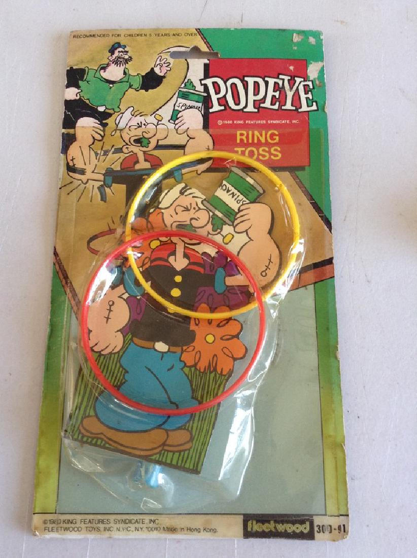 vintage Fleetwood Popeye ring toss: vintage Fleetwood Popeye ring toss