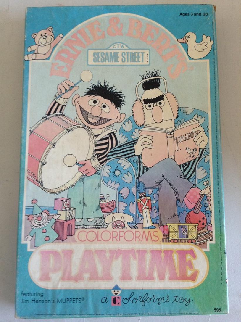 vintage Ernie and Bert's Sesame Street Color forms: vintage Ernie and Bert's Sesame Street Color forms