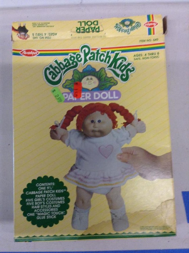 Cabbage Patch Vintage Paper Doll (1 of 1)