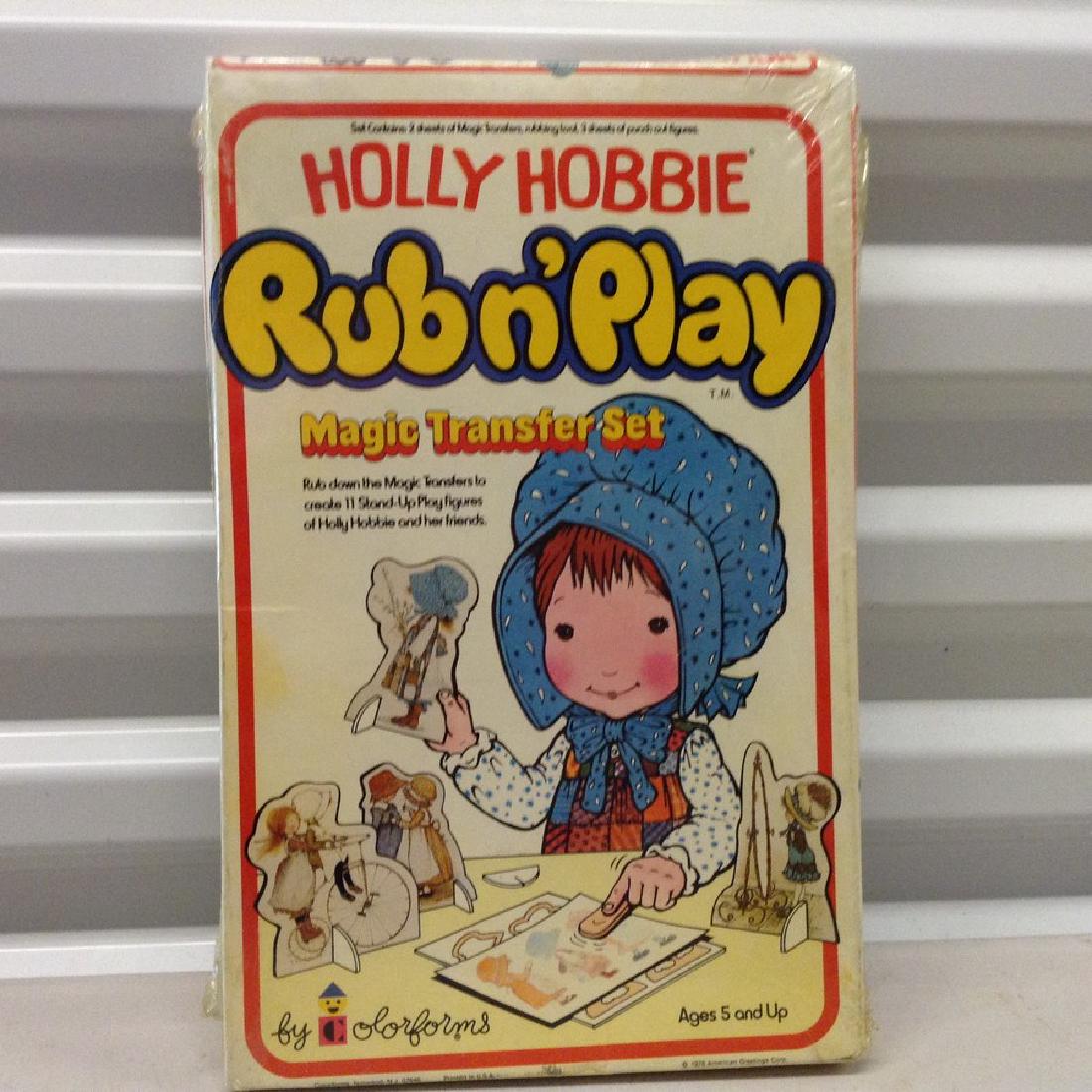 Holly Hobbie Rub n Play Magic Transfer set sealed (1 of 1)