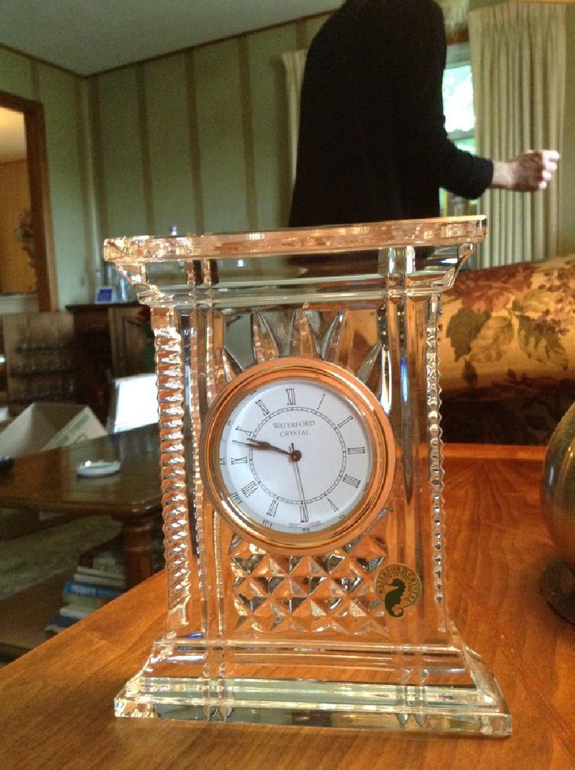 vintage Waterford table clock: vintage Waterford table clock