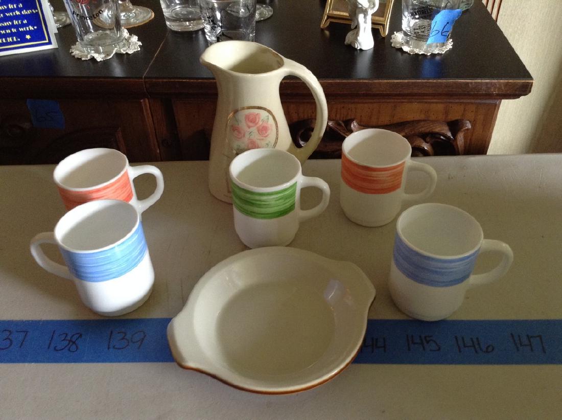four roses whiskey and don and Arcoroc china: four roses whiskey and don and Arcoroc china