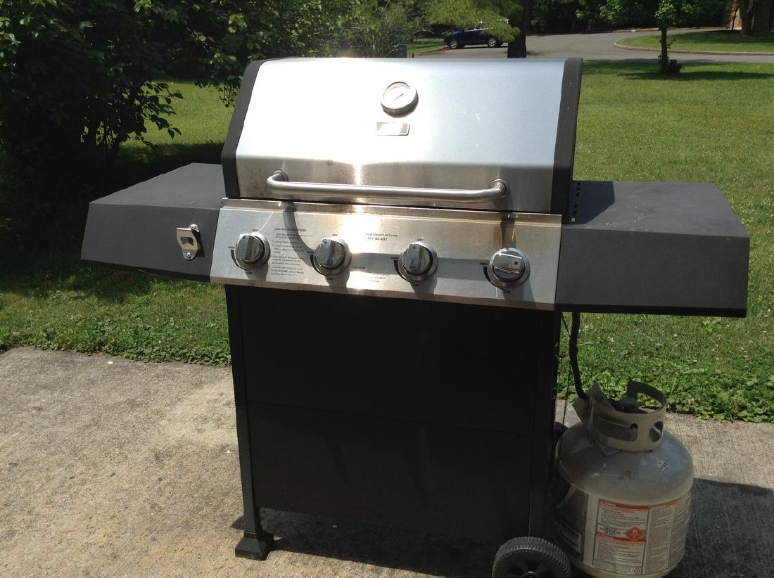 Expert grill with propane tank: Expert grill with propane tank