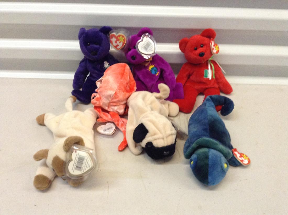 lot of 7 beanie baby: lot of 7 beanie baby