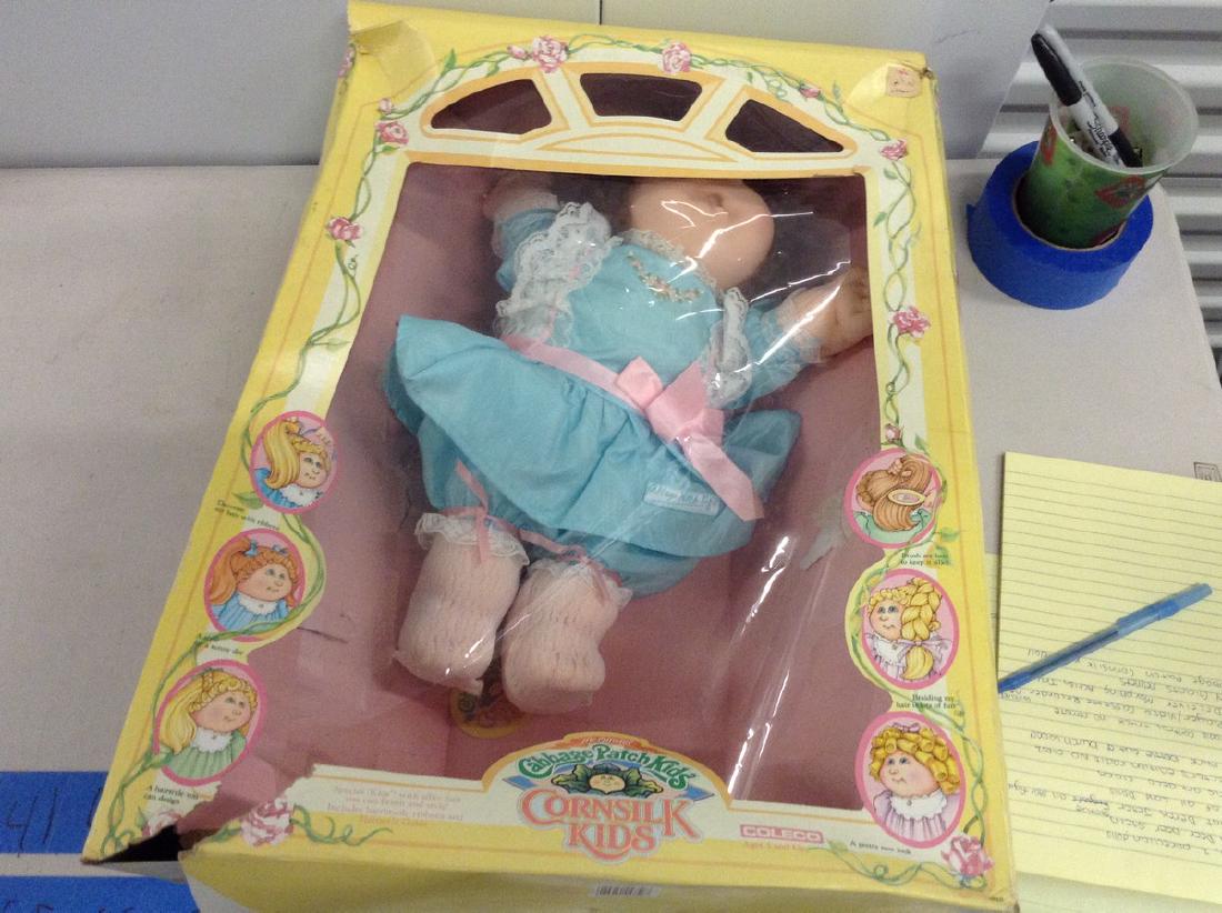 vintage cabbage patch cork silk kids doll (1 of 1)