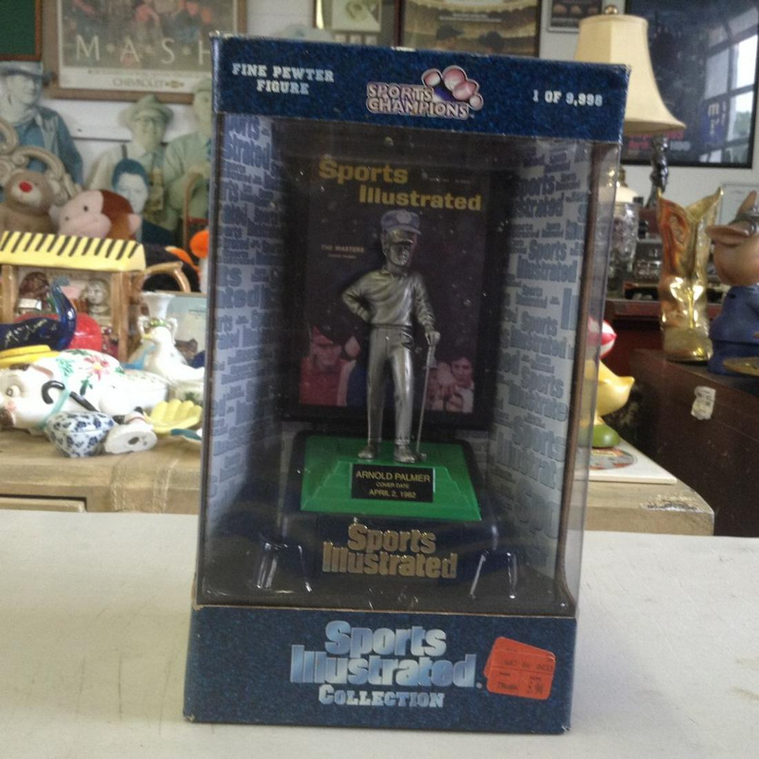 Sports Illustrated Arnold Palmer Pewter Figure in box: Sports Illustrated Arnold Palmer Pewter Figure in box