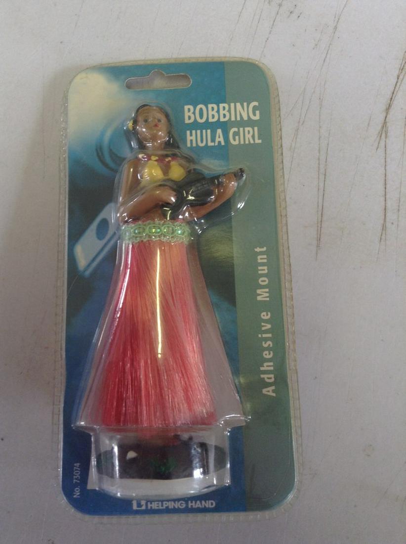 Helping Hand Bobbing Hula Girl figure in package: Helping Hand Bobbing Hula Girl figure in package