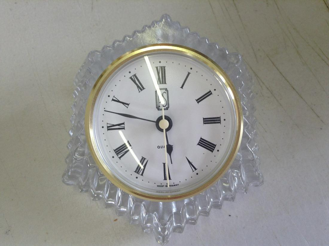 Anna Hutte Bleikristall Lead Crystal Clock: Anna Hutte Bleikristall Lead Crystal Clock