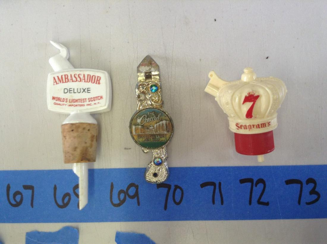 Vintage bottle toppers & opener: Vintage bottle toppers & opener