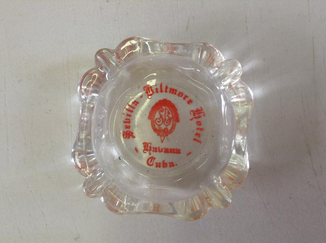 Sebilla - Biltmore Hotel Cuba Vintage Ashtray: Sebilla - Biltmore Hotel Cuba Vintage Ashtray