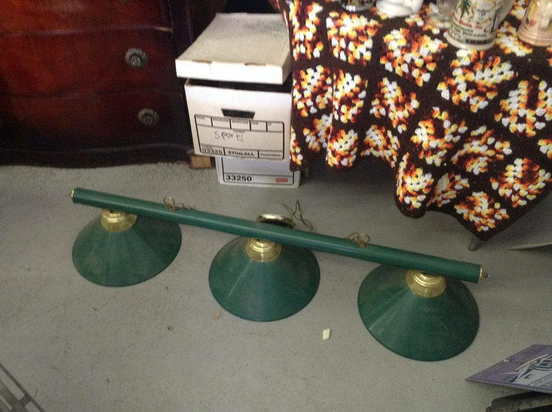 3 light pool table lamp 4ft long: 3 light pool table lamp 4ft long