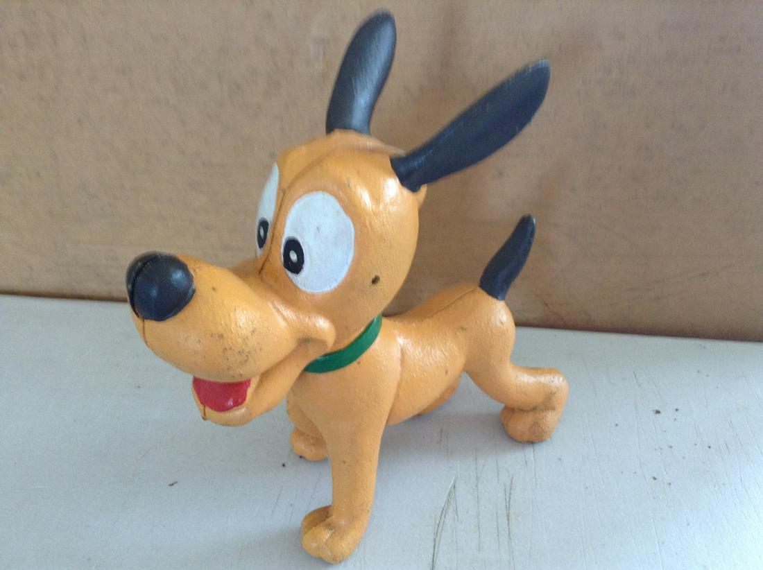 Disney cast iron Pluto bank: Disney cast iron Pluto bank