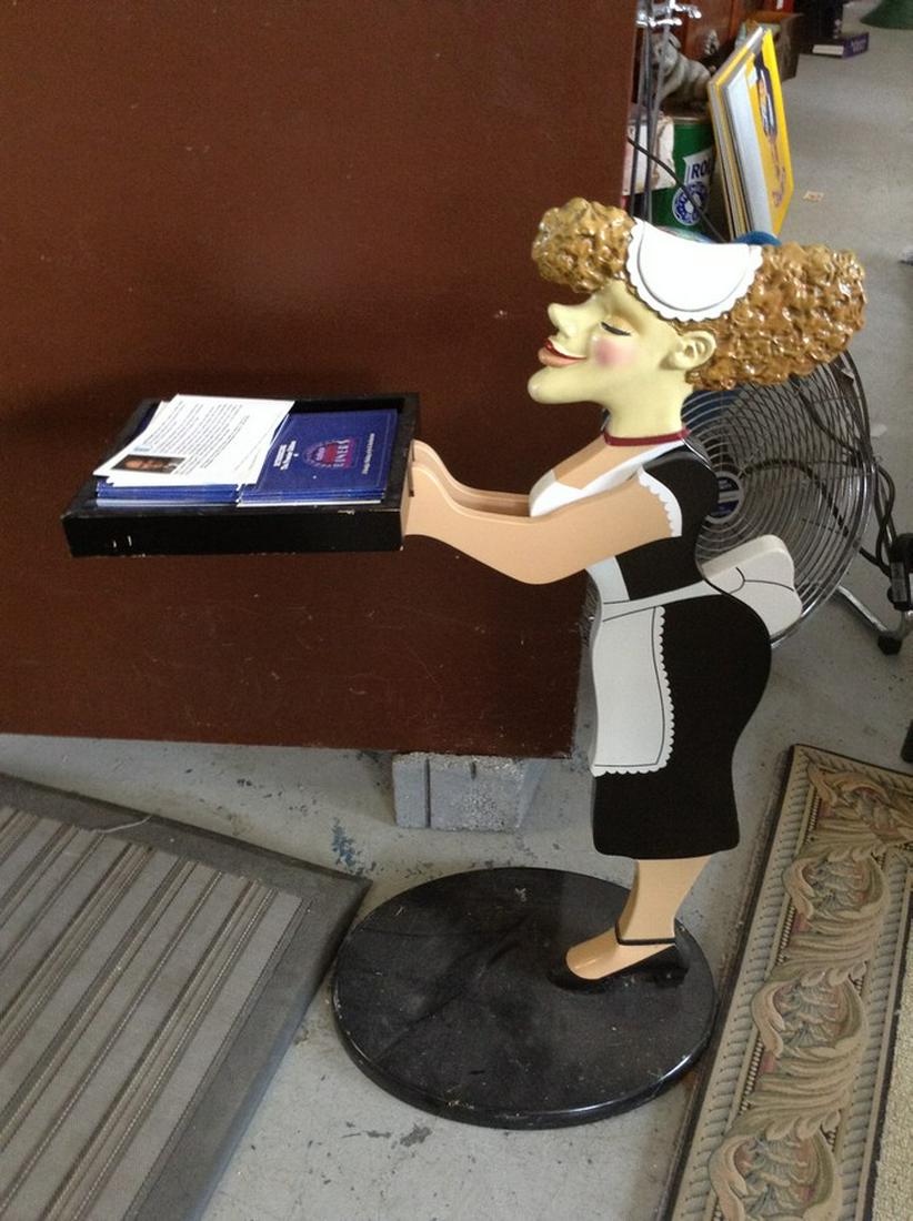 ceramic French made key rack stands 30" (1 of 1)