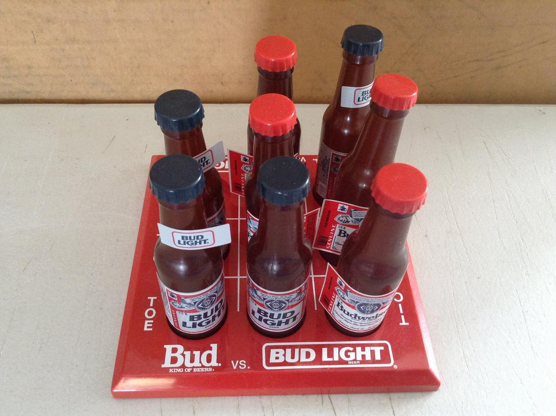 vintage Bud light tick tack toe game (1 of 1)