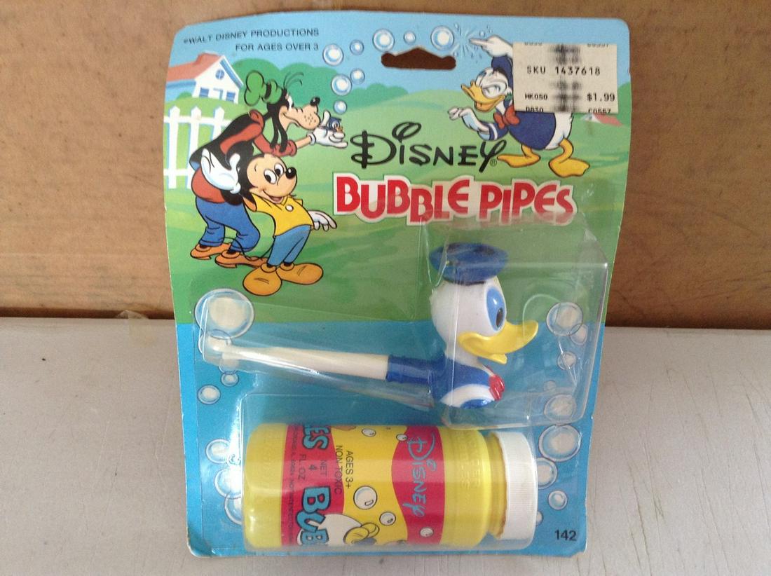 Disney Donald duck tooies toy bubble pipe (1 of 1)